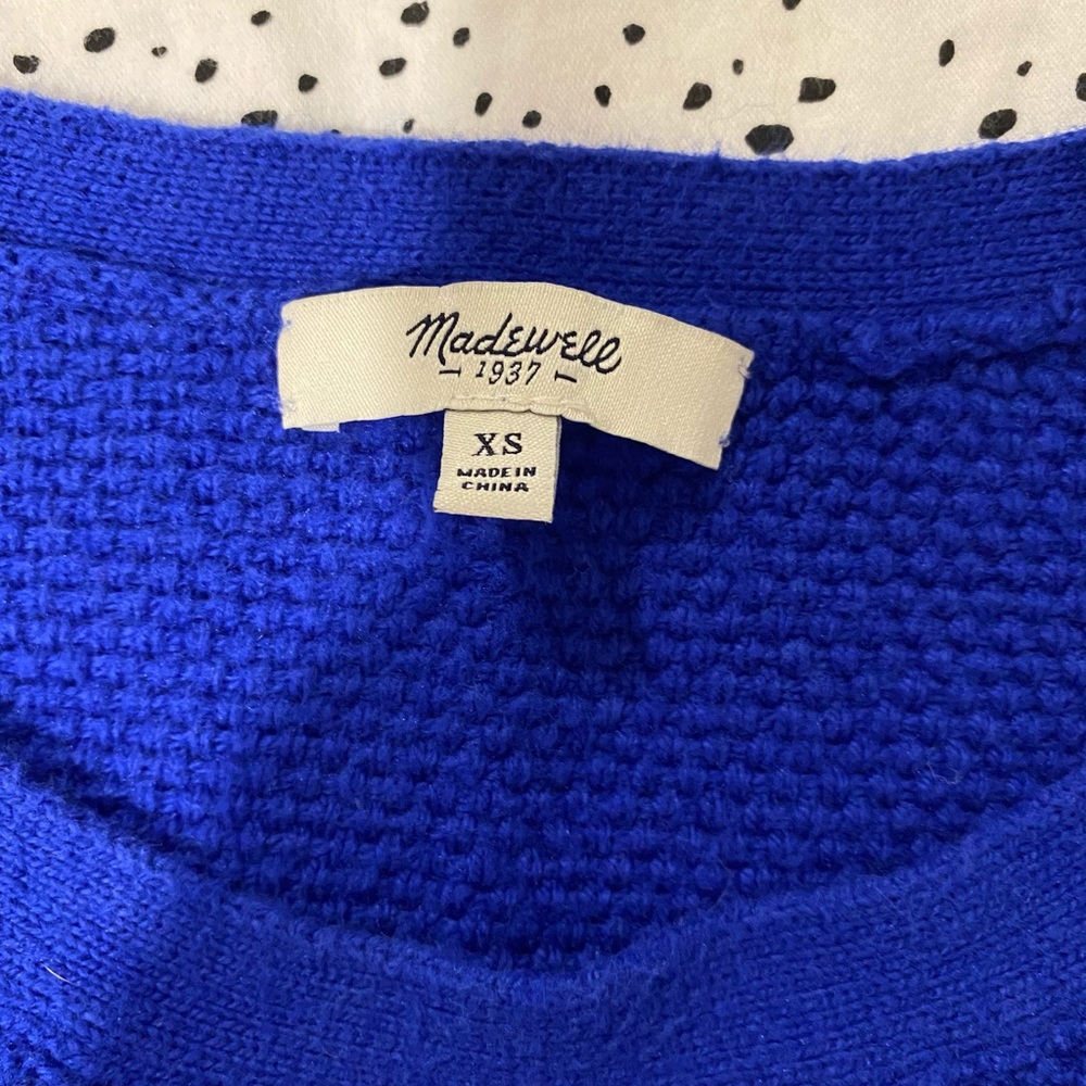 Madewell Royal Blue Sweater